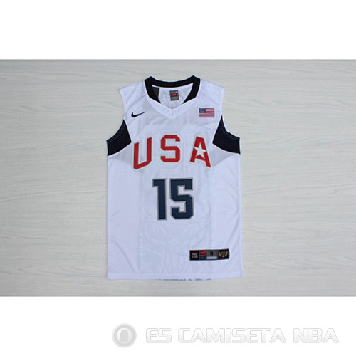 Camiseta Anthony #15 USA 2008 Blanco - Haga un click en la imagen para cerrar